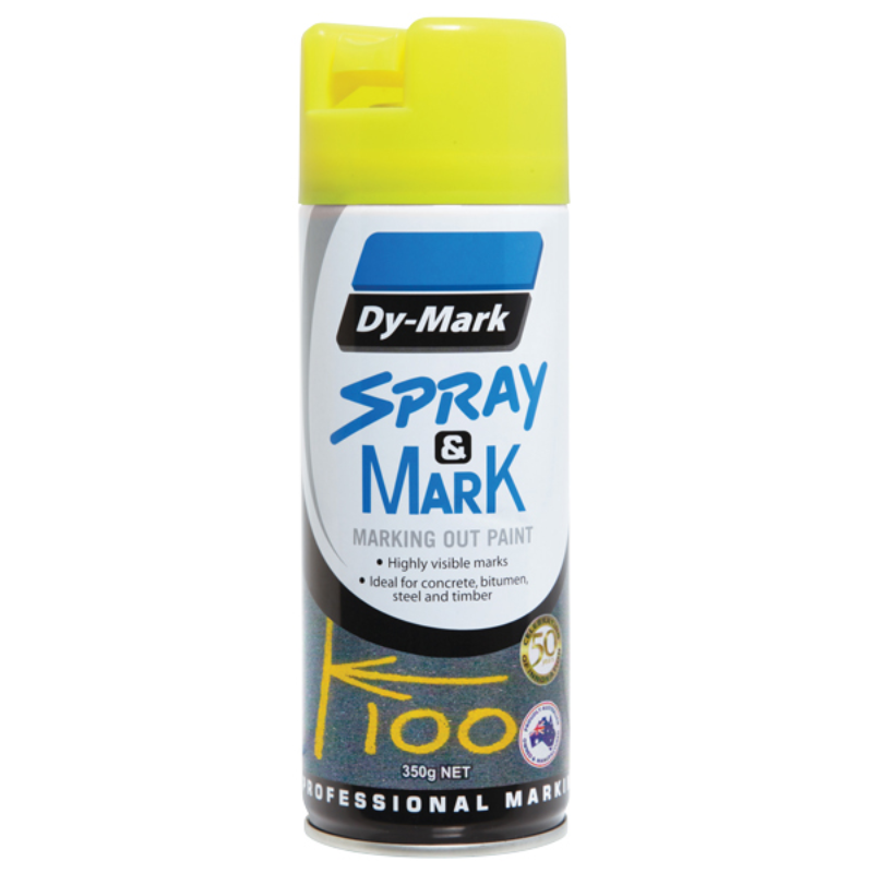 PAINT SPOT MARKING - FLUORO YELLOW - DYMARK